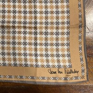 vintage 1980s Diane Von Furstenburg silk scarf
